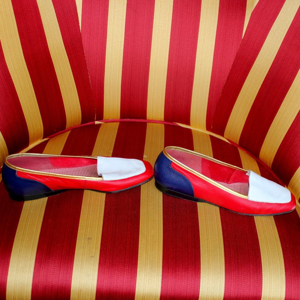 90's Enzo Angiolini Liberty Flats Leather Loafers